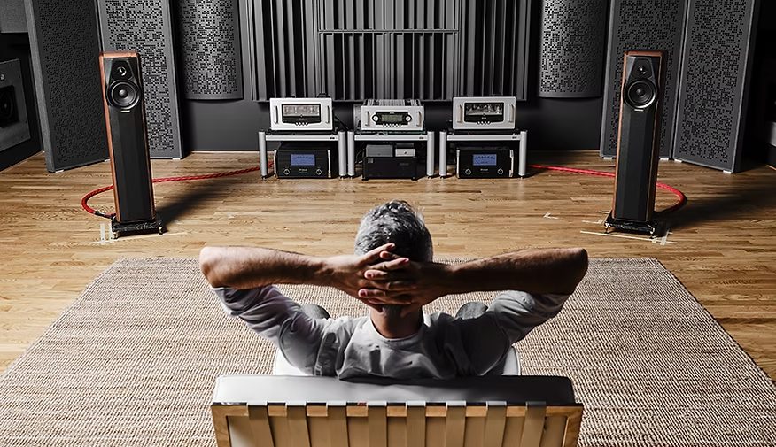 Sistema de áudio hi-end